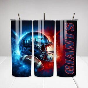 NY Football 20oz Tumbler, Travel Coffee Mug